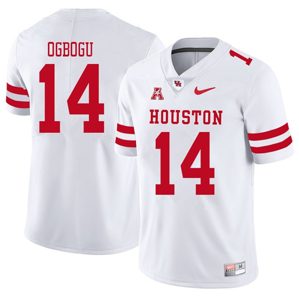 Youth ProSphere #1 White Houston Cougars Football Jersey